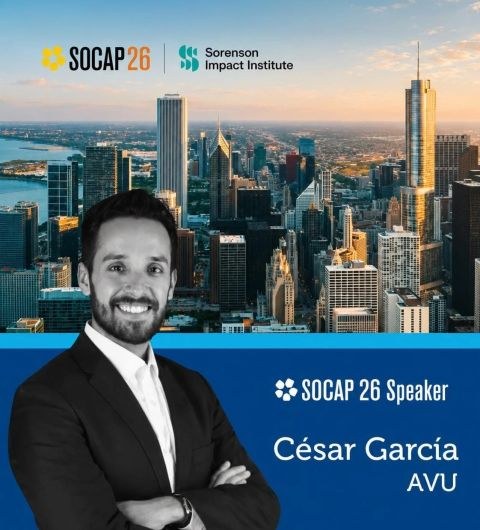 César García, speaker en SOCAP26 con Sorenson Impact Institute, Chicago